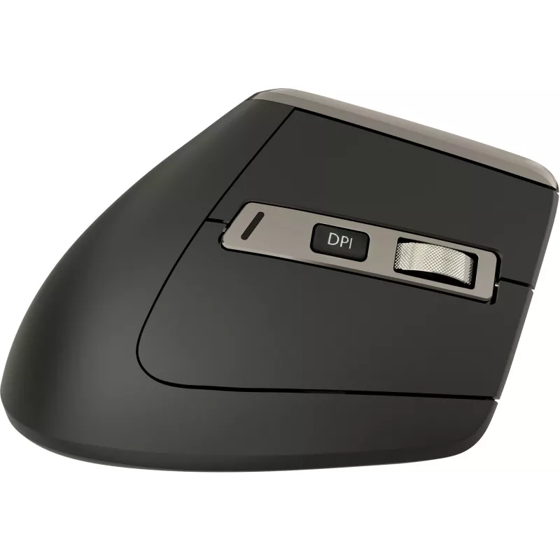 Yenkee YMS 5040 ERGO PRO vertikālā bezvadu pele ar divkāršu 2.4 GHz/BT5.0/BT3.0 savienojumu un akumulatoru