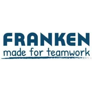 Magnētiskais etiķešu turētājs Franken C124G — 5,0 x 1,5 cm, tumši brūns