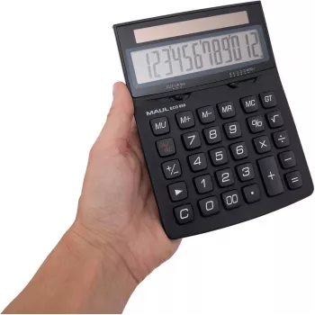 MAUL ECO 850 Kalkulators Melns (7268890) ar Maciņu