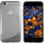 mumbi TPU Maciņš S-Design caurspīdīgs melns Apple iPhone 6/6s (MUMBI_4498)