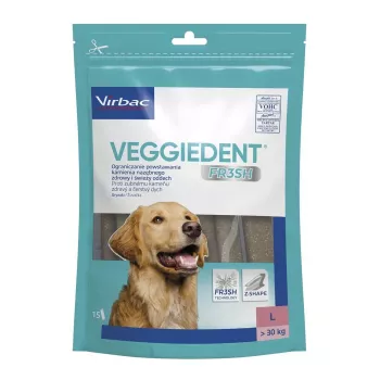 VIRBAC VEGGIEDENT FRESH zobu košļājamās kociņas suņiem L izmērs
