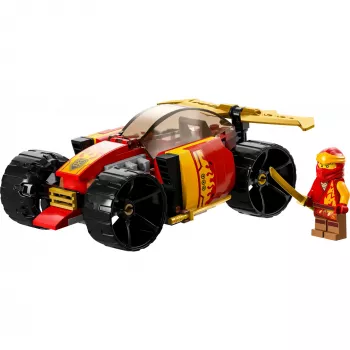 LEGO 71780 NINJAGO Kai’s Ninja Race Car EVO 2in1 sacīkšu auto modelis, pārbūvējams par bezceļu transportlīdzekli, būvēšanas komplekts bērniem no 6 gadu vecuma