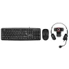 Tracer 4in1 Multi Office komplekts 46695: USB tastatūra, bezvadu pele, tīmekļa kamera, austiņas