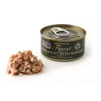 FISH4CATS Tuncis ar jūraszālēm - mitrā kaķu barība - 70g