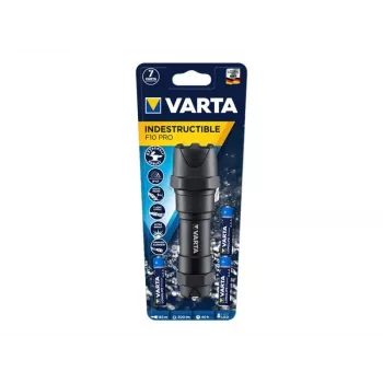 Rokas lukturis Varta INDESTRUCTIBLE F10 PRO Melns 6W 300lm IP67