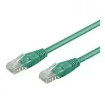 Wentronic Goobay CAT 6 Patch Kabelis, U/UTP, Zaļš, 10 m - CCA Vara Maisījums (68445)