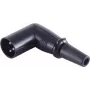 ShiverPeaks BS55006 XLR leņķa savienotājs, 3-pin, melns
