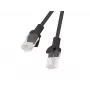 Lanberg PCU5-20CC-0100-BK tīkla kabelis melns 1 m Cat5e U/UTP