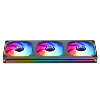 Radiatora ventilatoru komplekts Jonsbo ZB-360 PWM ARGB 360mm melns
