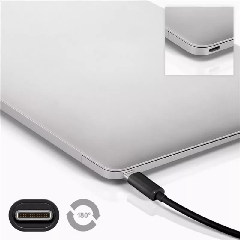USB kabelis Goobay 67989 0,5 m Mini-USB B uz USB-C Melns