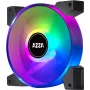AZZA Hurricane II ARGB 120mm 4 komplekts — 120 mm ARGB korpusa ventilatori, 4 gabali