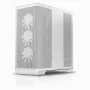 APNX PC Midi Tower C1-R-WT-v1 — Balts, ATX/Micro-ATX/Mini-ITX, 3x120 mm priekšējie ventilatori, 3x3.5 inch + 3x2.5 inch sloti, USB 3.2 Gen1 x2