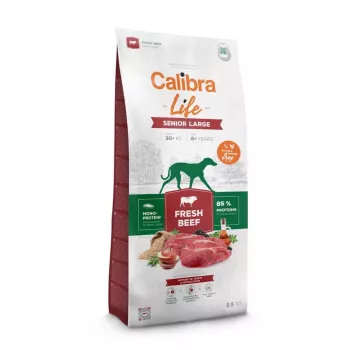 Sausā suņu barība Calibra Life Senior Large Fresh Beef 12 kg