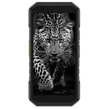 Viedtālrunis UleFone Armor X32 — 5.65 collu (14.3 cm), Android 14, 6 GB RAM, 128 GB, 48 MP trīskāršā kamera, 5500 mAh, IP68/IP69K, Divas SIM, Melns