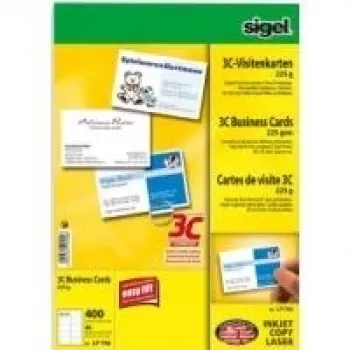 Vizītkartes Sigel LP796 400 gab.