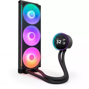 NZXT Kraken Elite 360 RGB šķidruma dzesētājs procesoriem 12 cm melns 1 gab.