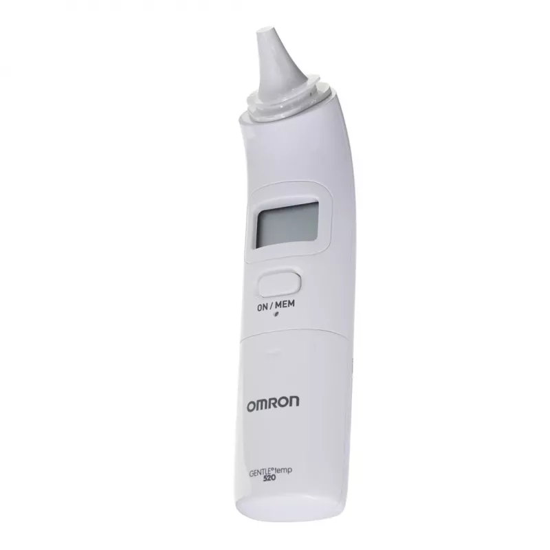 Omron Gentle Temp 520 kontakta ausu termometrs balts