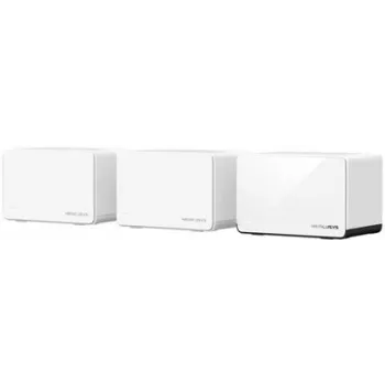 MERCUSYS Halo H85X 3-paku Wi-Fi 6 tīkla komplekts, dubultjosla 2.4/5 GHz, līdz 2402 Mbps, 3 LAN porti, balts