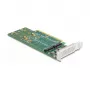 DeLOCK PCI Express 4.0 x16 karte 4 x iekšējais NVMe M.2 Key M 110 mm