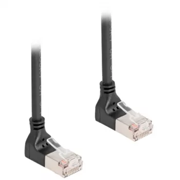 Delock 80282 Ethernet Patch Cable Melns