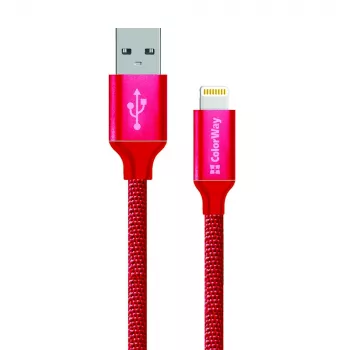 ColorWay Apple Lightning Datu Kabelis | Uzlādes kabelis | 2.1 A