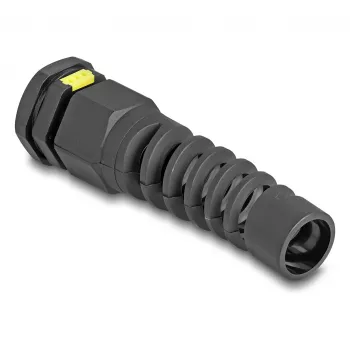 DeLOCK Kabeļa blīvslēgs M16 Ventilācijas Sprieguma mazināšana IP68 Melns 2 gab.