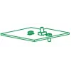 Zebra 105934-004 padeves slēdzis printera rezerves daļa