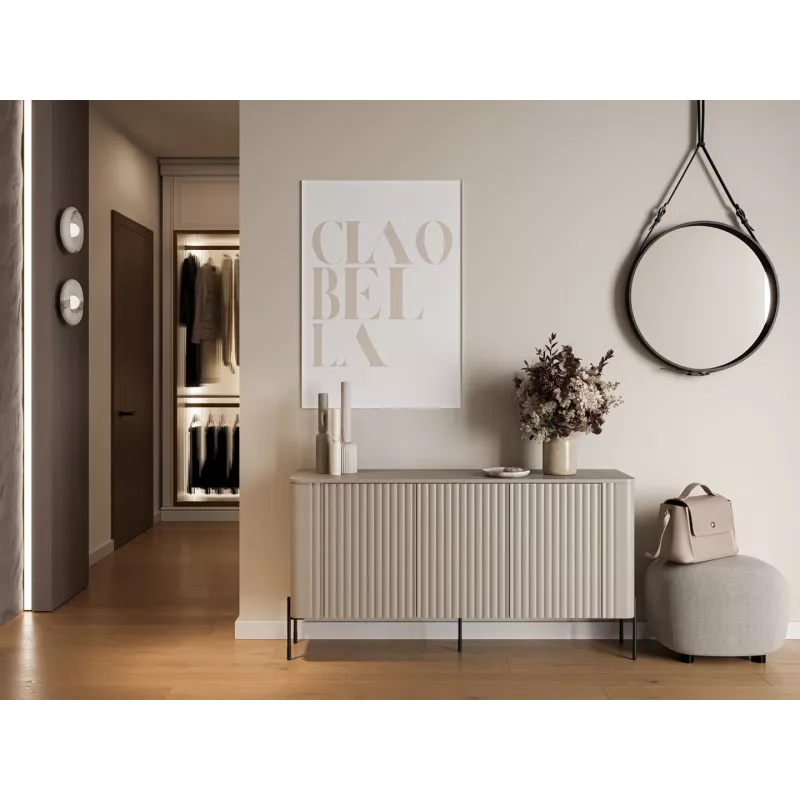 Kumode cama meble VERA 150x40x80 cm, cashmere matt