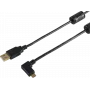 shiverpeaks BS13-10001 USB kabelis 1 m 2.0 USB A – Micro-USB B Melns