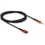 Audio kabelis DeLOCK 86587 1.5m 3.5mm Lightning Melns