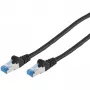 ShiverPeaks Patch Cable CAT6a RJ45 S/FTP 0,5m Melns