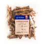 Suņu košļājamais kārums PETMEX Chicken Paw 500 g — dabīgs vistas garšas zobu tīrīšanas kārums pieaugušiem suņiem