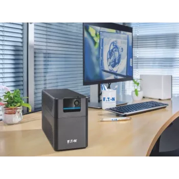 UPS Eaton 5E Gen2 700 Line-Interactive 0.7 kVA (360 W), 2 Type E kontaktligzdas, melns, kompakts