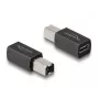 DeLOCK USB 2.0 Adapter USB Type-C sievišķais uz Type-B vīrišķo 65839