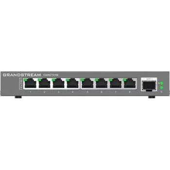 Grandstream Networks GWN7701M tīkla slēdzis Nepārvaldāms 2.5G Ethernet (100/1000/2500) Melns
