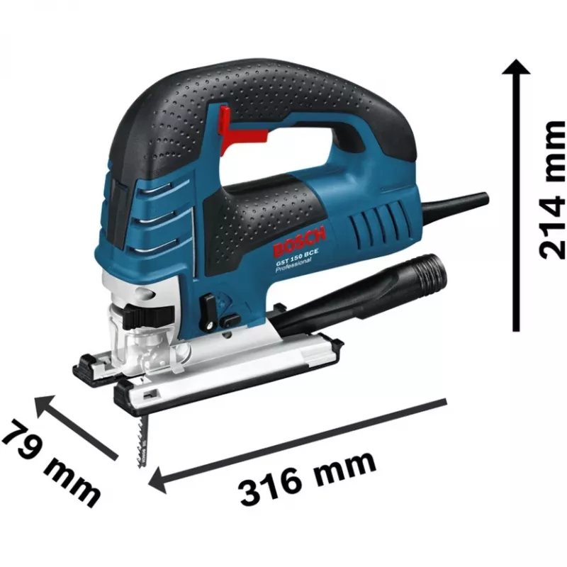 Bosch GST 150 BCE finierzāģis 780 W 2.7 kg