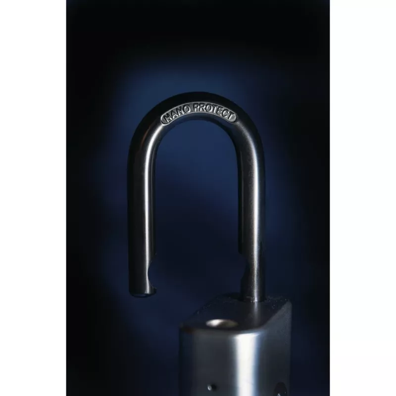 ABUS Touch 57/45 biometriskā piekaramā atslēga 62575, pirkstu nospiedumu sensors, 45 mm, IP66/IP68, laikapstākļiem izturīga, sudraba
