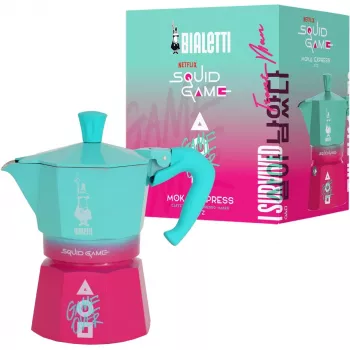 Moka kafijas automāts Bialetti Squid Game zils zils alumīnijs