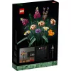 LEGO 10280 Icons Ziedu pušķis — Mākslīgo ziedu komplekts pieaugušajiem, dekoratīvs mājas aksesuārs, dāvanu ideja sievietēm un vīriešiem