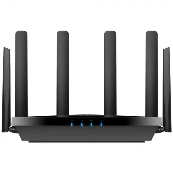 Galda maršrutētājs Cudy P5 — Divjoslu Wi‑Fi 6, 5G Sub6, Divi NanoSIM, Gigabit Ethernet, 6 noņemamas antenas, 256MB RAM