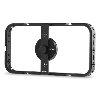 RØDE PHONECAGE kameras būris melns 1/4 3/8 collas Platums 35.5mm Dziļums 245mm Augstums 126mm