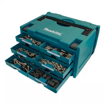 Makita MAKSTOR 3.6 mazo detaļu kaste Melna, Zila