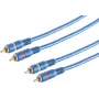 Audio cinch (RCA) kabelis ShiverPeaks 40605 — 2 savienotāji, 5 m, zils