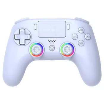 Subsonic PS5 bezvadu LED spēļu kontrolieris balts D-pad Home Options Share