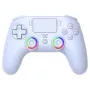 Subsonic PS5 bezvadu LED spēļu kontrolieris balts D-pad Home Options Share