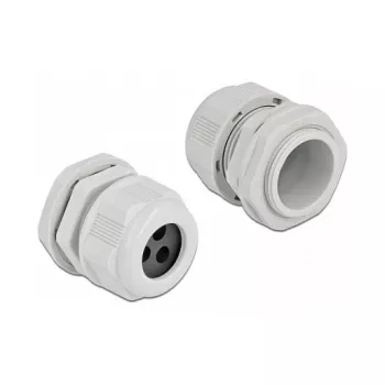 Kabeļa blīvslēgs DeLOCK 60378 Pelēks Plastmasa 2 gab.