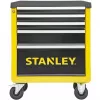 Instrumentu ratiņi Stanley STST74305-1, 5 atvilktnes, dzelteni/melni, 3 plakanas + 2 augstas atvilktnes