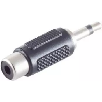ShiverPeaks BS57030 Vadu savienotājs 3,5 mm Melns Nerūsējošais tērauds Vīrietis/Sieviete
