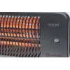 Kvarca elektriskais sildītājs SUNRED LUG-2000W — 2000 W, āra lietošanai, sienas stiprinājums, IP24, melns