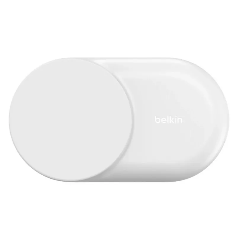 Iekštelpu lādētājs Belkin UltraCharge 25W Qi2 3in1 Magnētiskais lādētājs EU Balts Apaļš